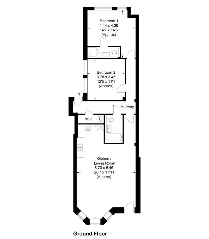 Stunning 2 Bed Apartment Sea Views And Parking Вортінг Екстер'єр фото